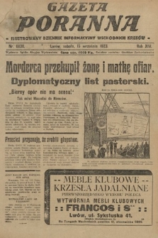 Gazeta Poranna : ilustrowany dziennik informacyjny wschodnich kresów. 1923, nr 6830