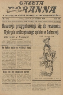 Gazeta Poranna : ilustrowany dziennik informacyjny wschodnich kresów. 1923, nr 6842