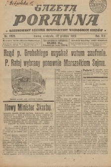 Gazeta Poranna : ilustrowany dziennik informacyjny wschodnich kresów. 1923, nr 6926