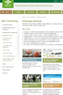 Scottish Agricultural College (SAC) : veterinary services