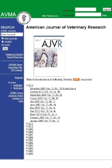 American Journal of Veterinary Research