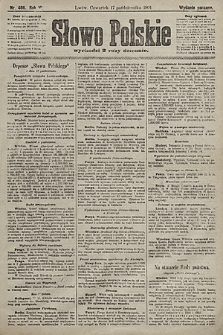 Słowo Polskie (wydanie poranne). 1901, nr 483