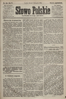 Słowo Polskie (wydanie popołudniowe). 1901, nr 518