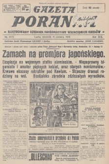 Gazeta Poranna : ilustrowany dziennik informacyjny wschodnich kresów. 1928, nr 8525