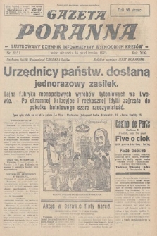 Gazeta Poranna : ilustrowany dziennik informacyjny wschodnich kresów. 1928, nr 8651