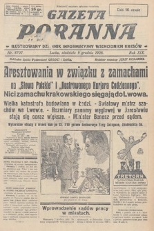 Gazeta Poranna : ilustrowany dziennik informacyjny wschodnich kresów. 1928, nr 8707