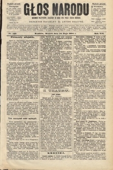 Głos Narodu : dziennik polityczny, założony w roku 1893 przez Józefa Rogosza (wydanie poranne). 1904, nr 143