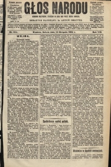 Głos Narodu : dziennik polityczny, założony w roku 1893 przez Józefa Rogosza (wydanie poranne). 1904, nr 224