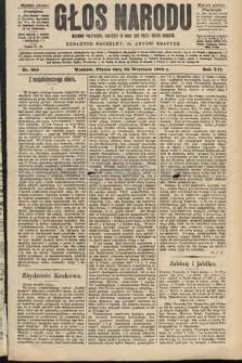 Głos Narodu : dziennik polityczny, założony w roku 1893 przez Józefa Rogosza (wydanie poranne). 1904, nr 264