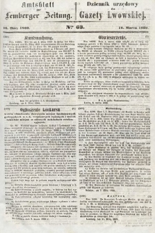 Amtsblatt zur Lemberger Zeitung = Dziennik Urzędowy do Gazety Lwowskiej. 1860, nr 63