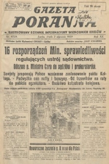 Gazeta Poranna : ilustrowany dziennik informacyjny wschodnich kresów. 1929, nr 8729