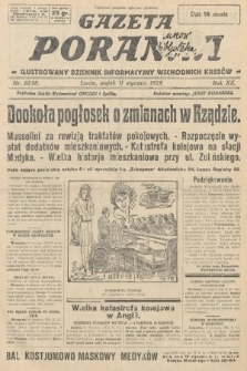 Gazeta Poranna : ilustrowany dziennik informacyjny wschodnich kresów. 1929, nr 8738