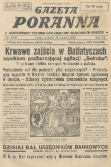 Gazeta Poranna : ilustrowany dziennik informacyjny wschodnich kresów. 1929, nr 8740