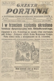 Gazeta Poranna : ilustrowany dziennik informacyjny wschodnich kresów. 1929, nr 8753
