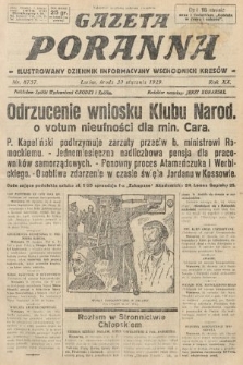 Gazeta Poranna : ilustrowany dziennik informacyjny wschodnich kresów. 1929, nr 8757