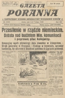 Gazeta Poranna : ilustrowany dziennik informacyjny wschodnich kresów. 1929, nr 8765