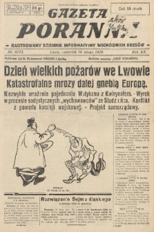 Gazeta Poranna : ilustrowany dziennik informacyjny wschodnich kresów. 1929, nr 8772