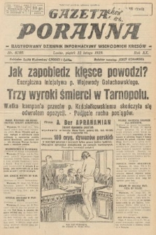 Gazeta Poranna : ilustrowany dziennik informacyjny wschodnich kresów. 1929, nr 8780