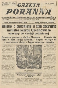 Gazeta Poranna : ilustrowany dziennik informacyjny wschodnich kresów. 1929, nr 8786