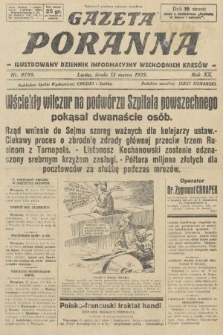 Gazeta Poranna : ilustrowany dziennik informacyjny wschodnich kresów. 1929, nr 8799