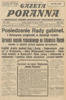 Gazeta Poranna : ilustrowany dziennik informacyjny wschodnich kresów. 1929, nr 8801
