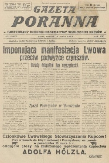 Gazeta Poranna : ilustrowany dziennik informacyjny wschodnich kresów. 1929, nr 8805