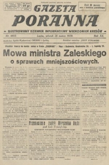 Gazeta Poranna : ilustrowany dziennik informacyjny wschodnich kresów. 1929, nr 8812