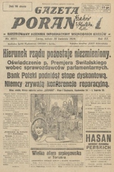 Gazeta Poranna : ilustrowany dziennik informacyjny wschodnich kresów. 1929, nr 8835