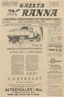 Gazeta Poranna : ilustrowany dziennik informacyjny wschodnich kresów. 1929, nr 8884