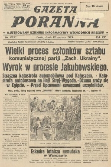 Gazeta Poranna : ilustrowany dziennik informacyjny wschodnich kresów. 1929, nr 8893