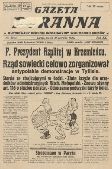Gazeta Poranna : ilustrowany dziennik informacyjny wschodnich kresów. 1929, nr 8895