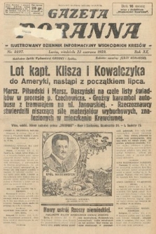Gazeta Poranna : ilustrowany dziennik informacyjny wschodnich kresów. 1929, nr 8897