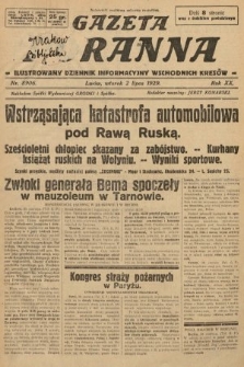 Gazeta Poranna : ilustrowany dziennik informacyjny wschodnich kresów. 1929, nr 8906