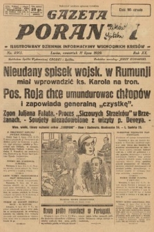 Gazeta Poranna : ilustrowany dziennik informacyjny wschodnich kresów. 1929, nr 8915