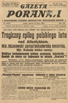 Gazeta Poranna : ilustrowany dziennik informacyjny wschodnich kresów. 1929, nr 8920
