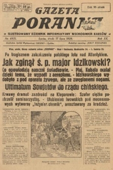 Gazeta Poranna : ilustrowany dziennik informacyjny wschodnich kresów. 1929, nr 8921