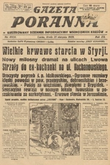 Gazeta Poranna : ilustrowany dziennik informacyjny wschodnich kresów. 1929, nr 8956
