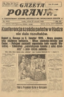 Gazeta Poranna : ilustrowany dziennik informacyjny wschodnich kresów. 1929, nr 8959