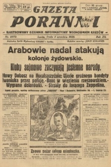 Gazeta Poranna : ilustrowany dziennik informacyjny wschodnich kresów. 1929, nr 8970