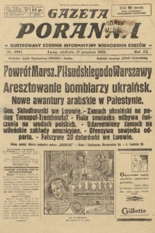 Gazeta Poranna : ilustrowany dziennik informacyjny wschodnich kresów. 1929, nr 8981