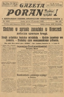 Gazeta Poranna : ilustrowany dziennik informacyjny wschodnich kresów. 1929, nr 8983