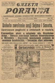 Gazeta Poranna : ilustrowany dziennik informacyjny wschodnich kresów. 1929, nr 8984