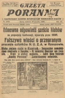 Gazeta Poranna : ilustrowany dziennik informacyjny wschodnich kresów. 1929, nr 8995