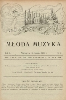 Młoda Muzyka. 1909, nr 2
