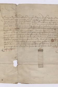 Dokument króla Kazimierza Jagiellończyka dotyczący zastawu wsi Wilamów i Prusinowice