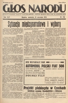 Głos Narodu. 1938, nr 256