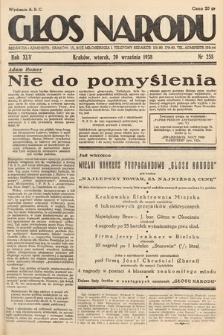 Głos Narodu. 1938, nr 258