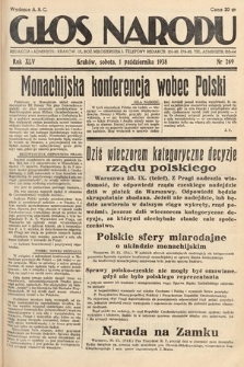 Głos Narodu. 1938, nr 269