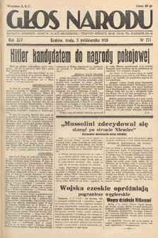 Głos Narodu. 1938, nr 273