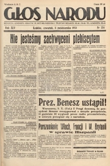 Głos Narodu. 1938, nr 274